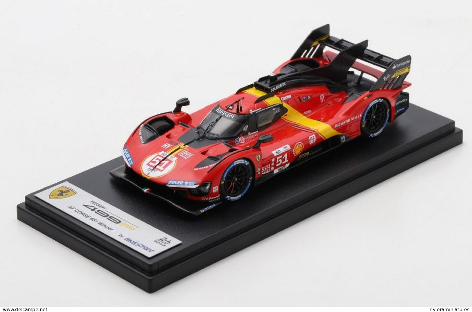 LOOKSMART - FERRARI 499P - N°51 Winner 24 Heures Du Mans 2023 - LSLM162 - 1/43 - Otros & Sin Clasificación