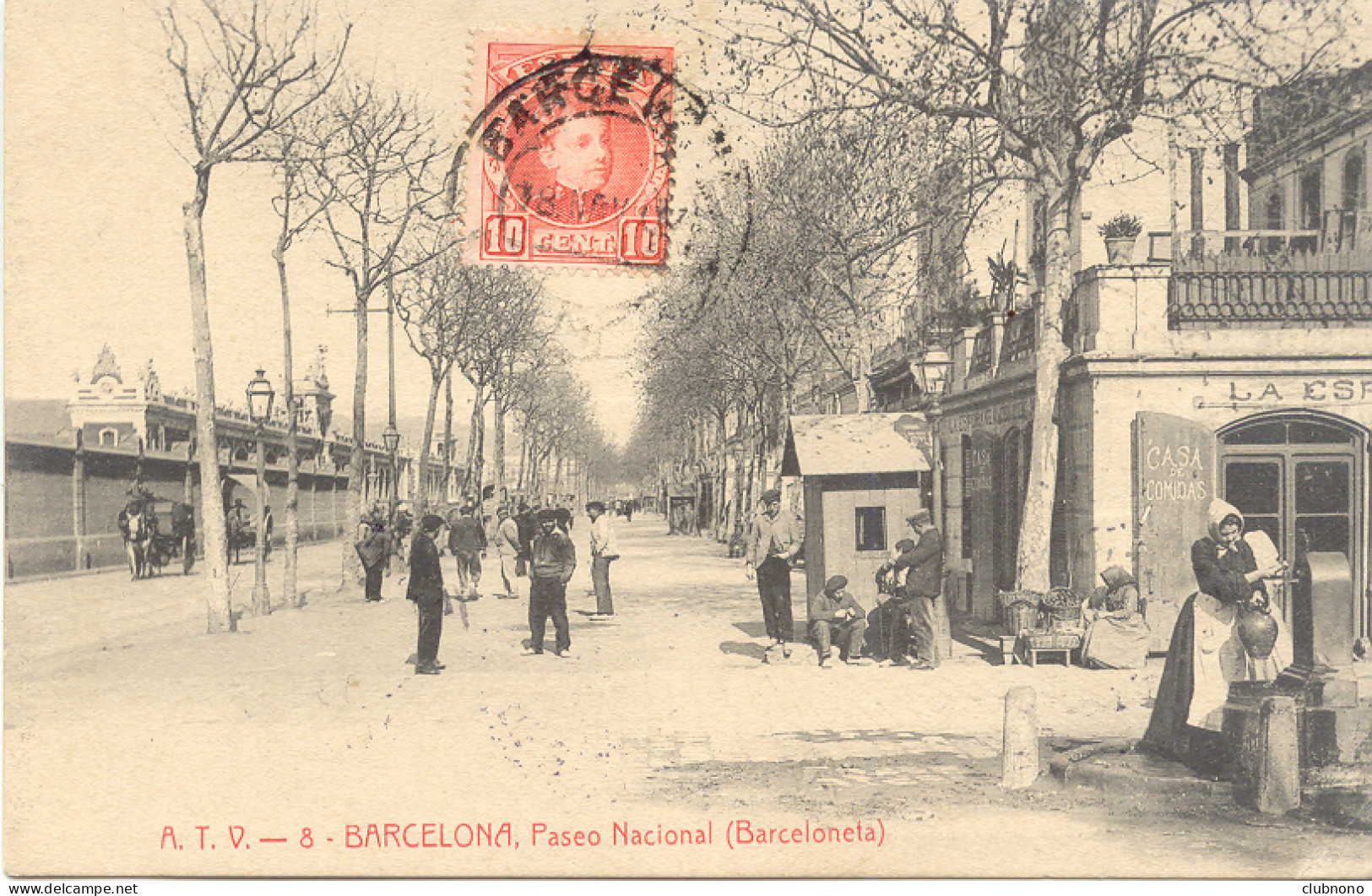 CPSM - ESPAGNE - BARCELONA - PASEO NACIONAL (BARCELONETA) - Barcelona