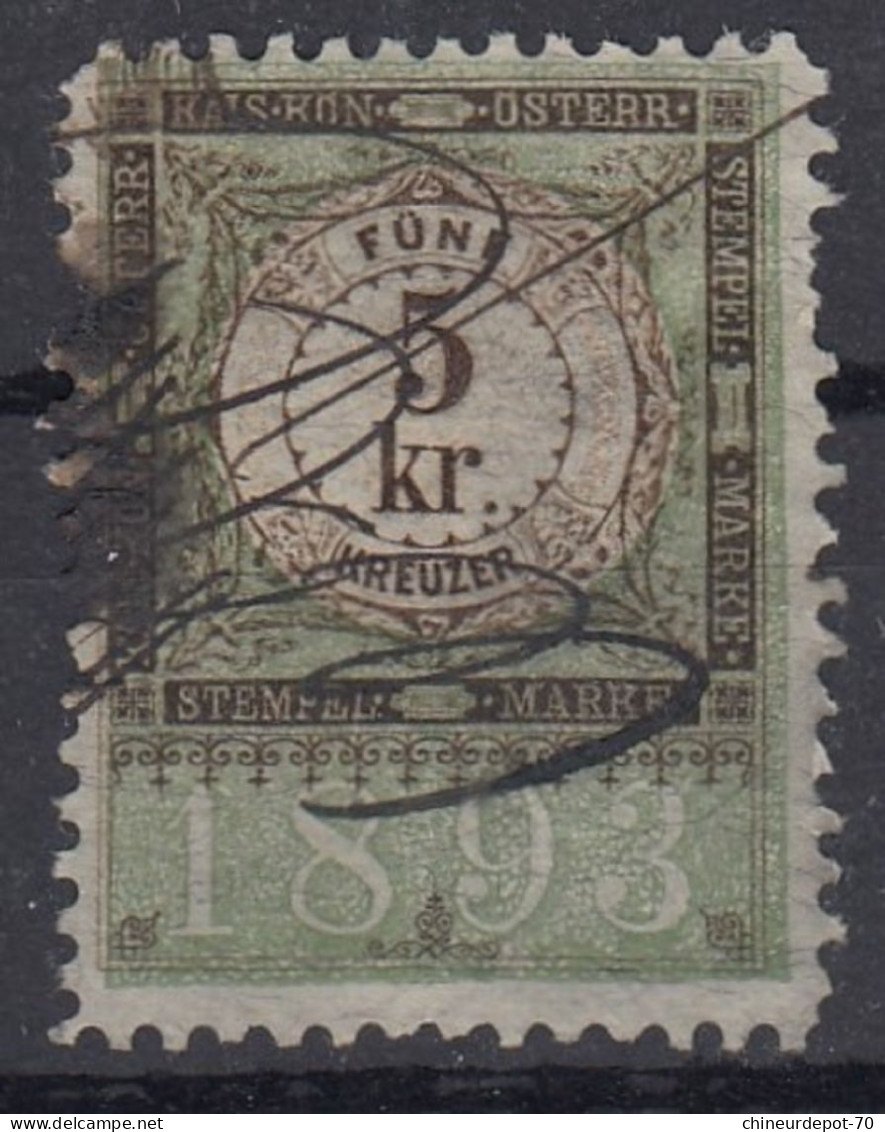 TIMBRE FISCAUX - Steuermarken