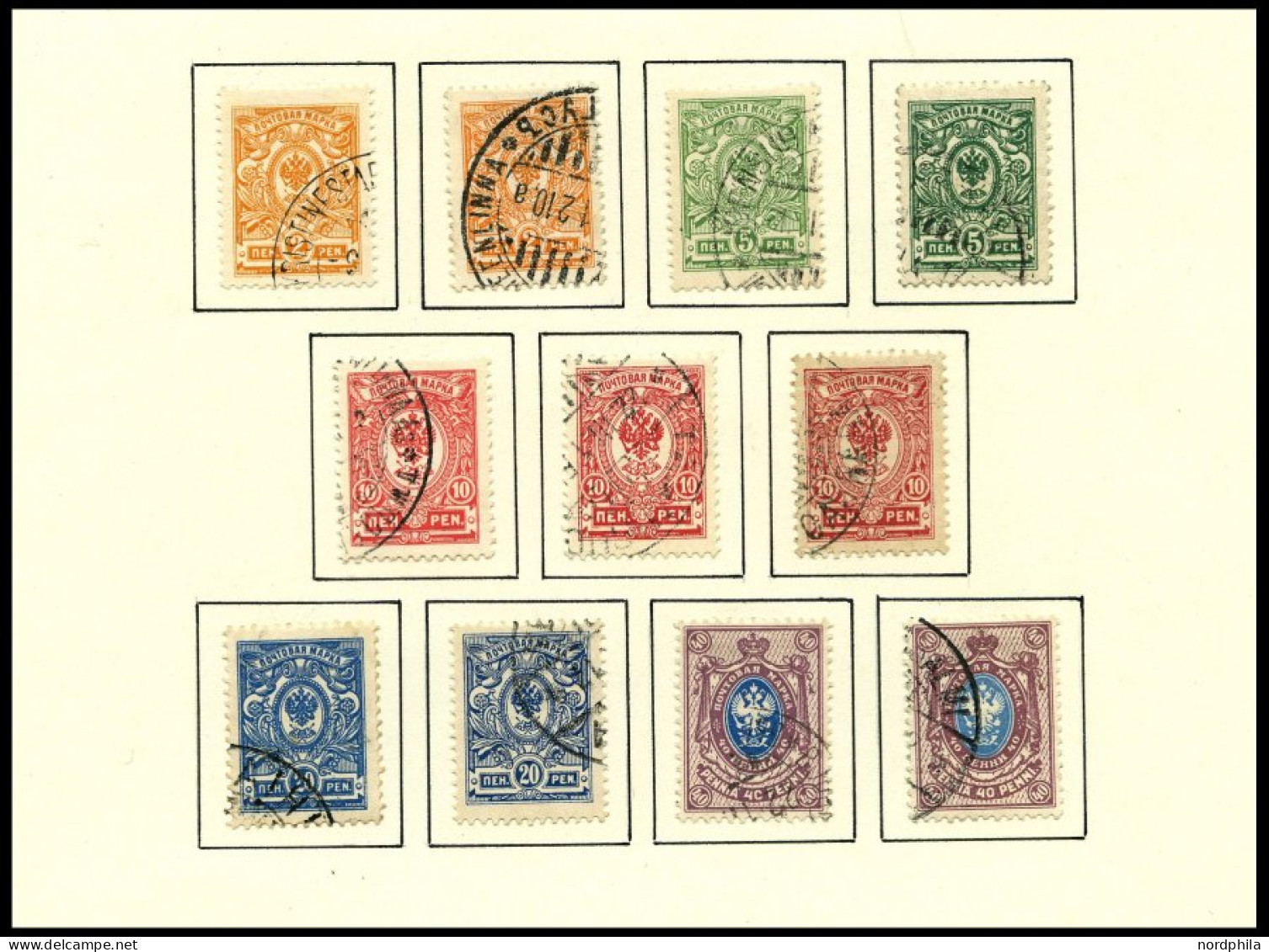 SAMMLUNGEN O, Sauber Gestempelter Sammlungsteil Von 1885-1931 Mit Guten Mittleren Werten, Pracht, Mi. über 1200.- - Used Stamps