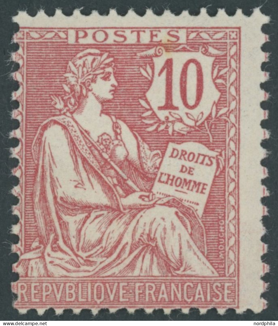 FRANKREICH 102 , 1902, 10 C. Rosa, Postfrisch, Pracht, Yvert EUR 225.- - Other & Unclassified