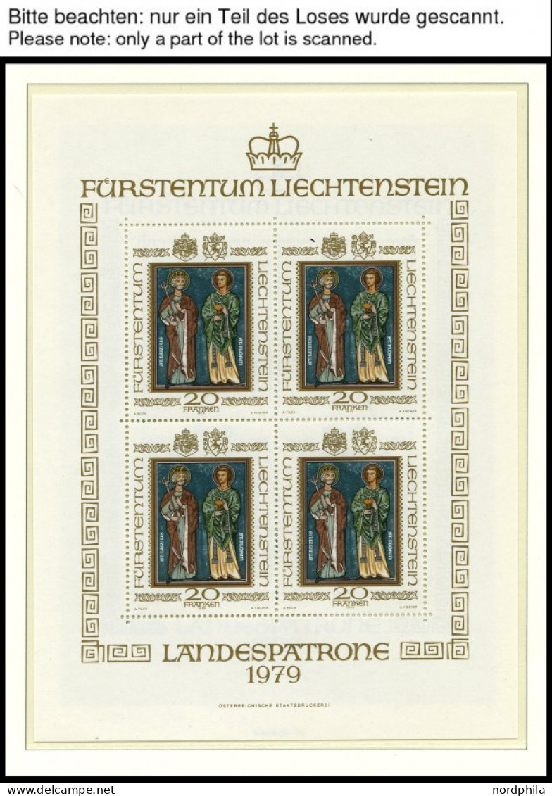 SAMMLUNGEN, LOTS KB , Komplette Postfrische Sammlung Kleinbogen Und Kleinbogensätze Von 1979-83 In 2 Borek Falzlosalben, - Collections