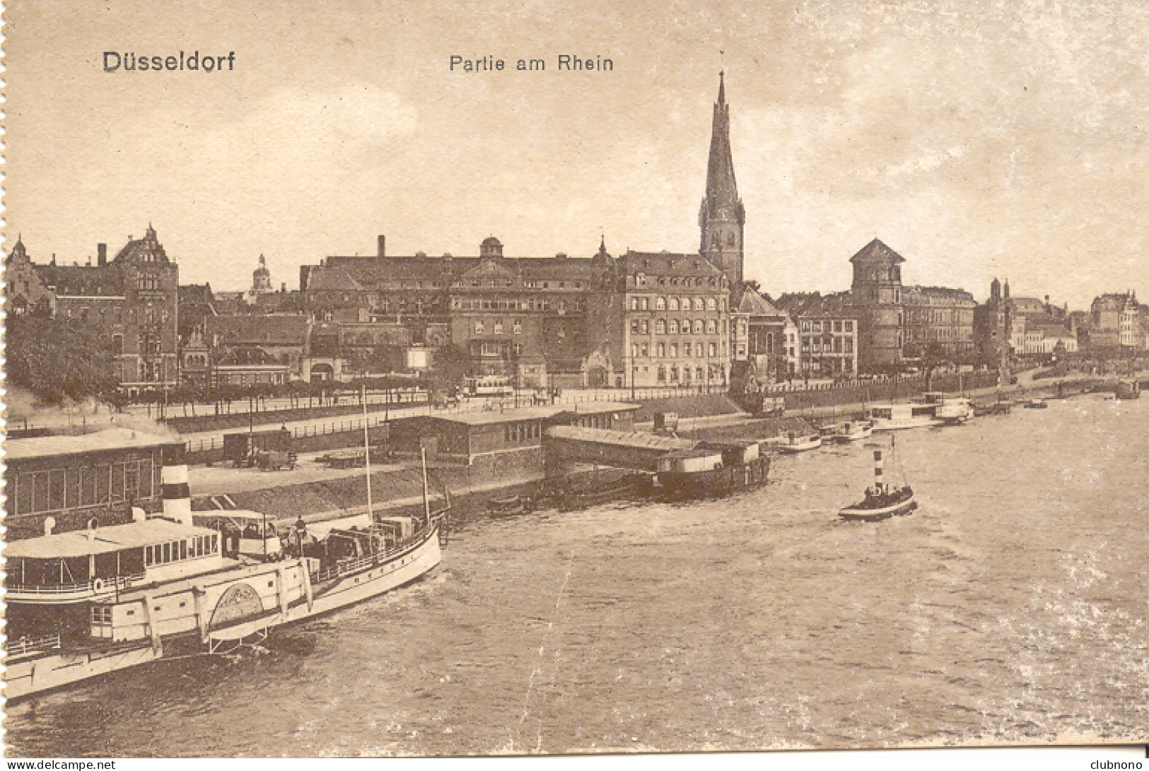 CPA - DUSSELDORF - PARTIE AM RHEIN (1921) - Duesseldorf