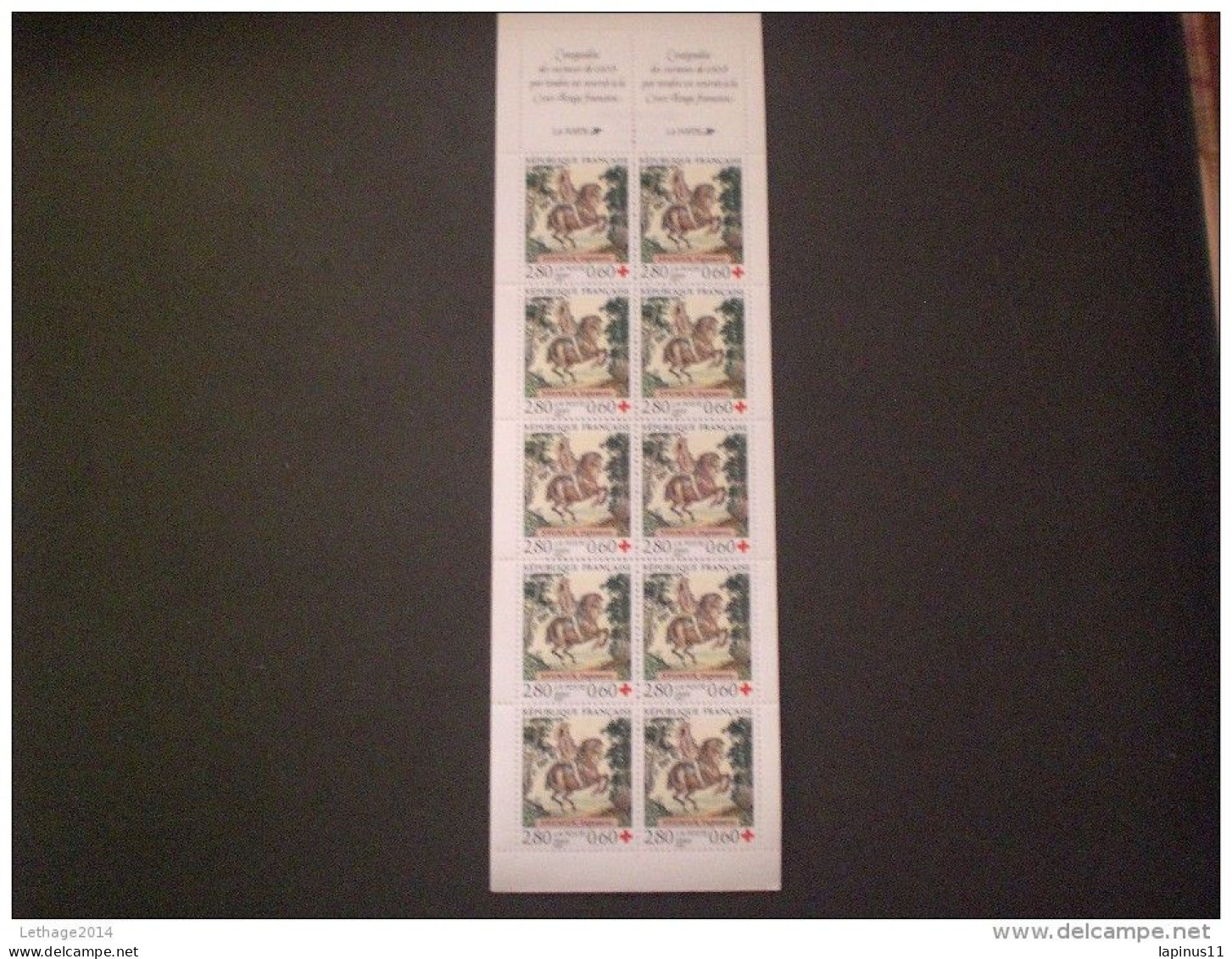 STAMPS FRANCIA CARNETS 1995 RED CROSS - Rode Kruis