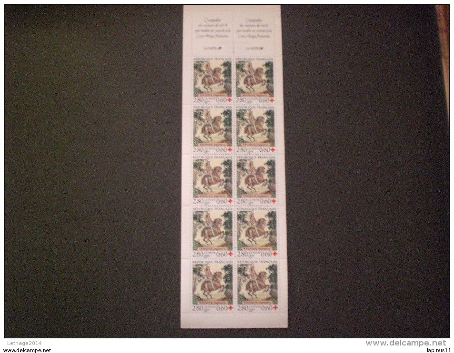 STAMPS FRANCIA CARNETS 1995 RED CROSS - Croix Rouge