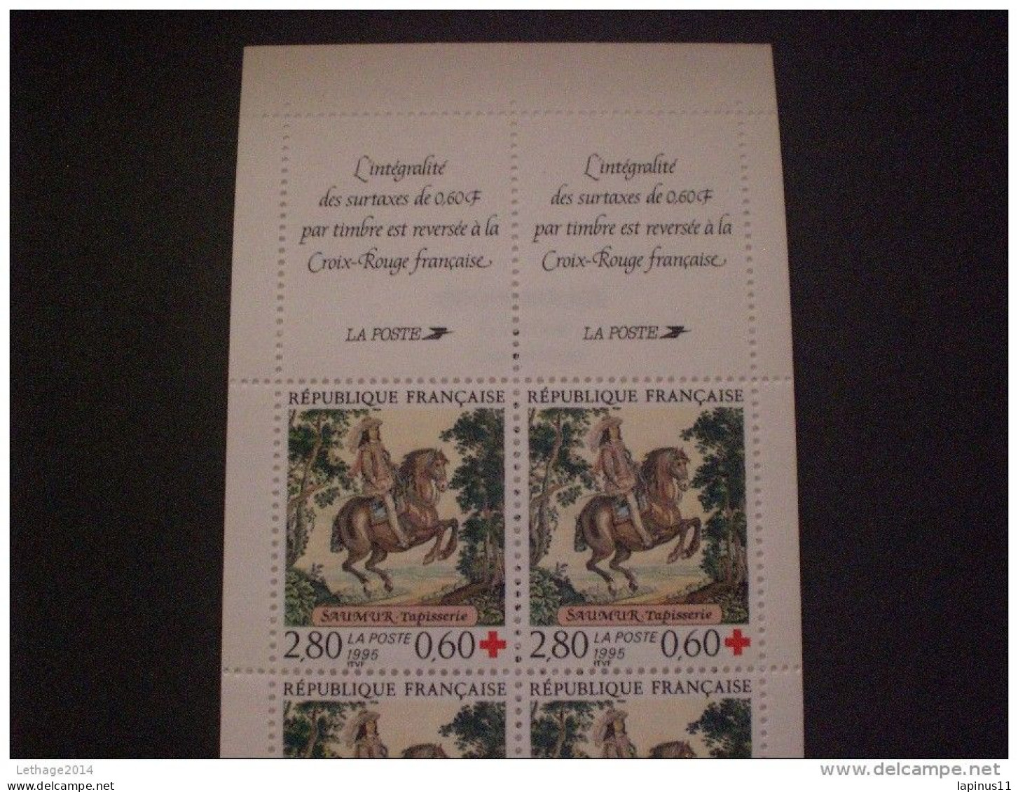 STAMPS FRANCIA CARNETS 1995 RED CROSS - Red Cross