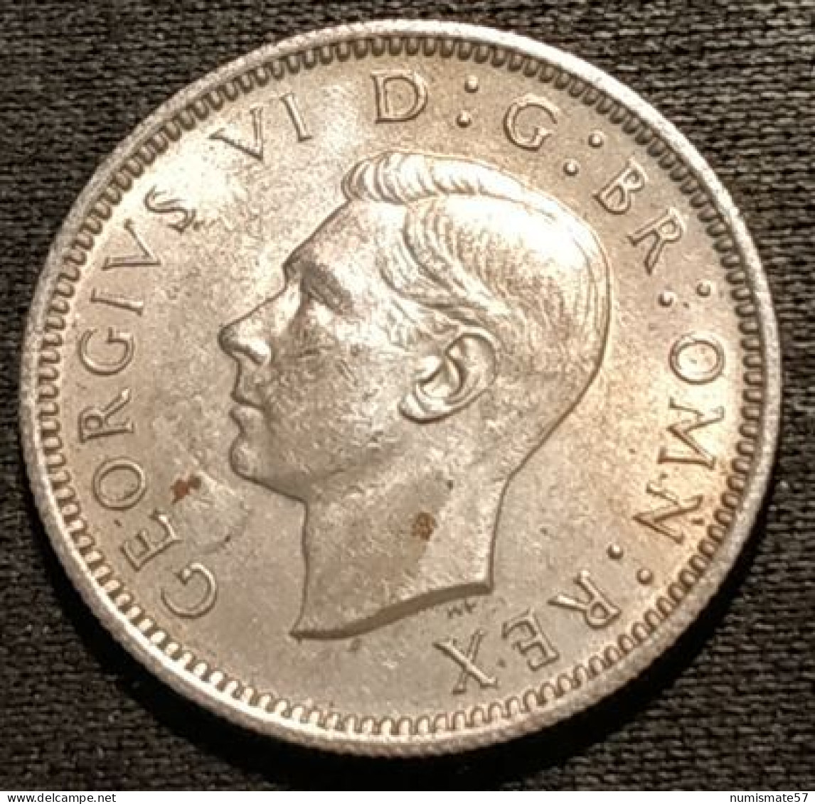 GRANDE BRETAGNE - 6 PENCE 1949 - George VI Sans "·IND·IMP" - KM 875 - H. 6 Pence