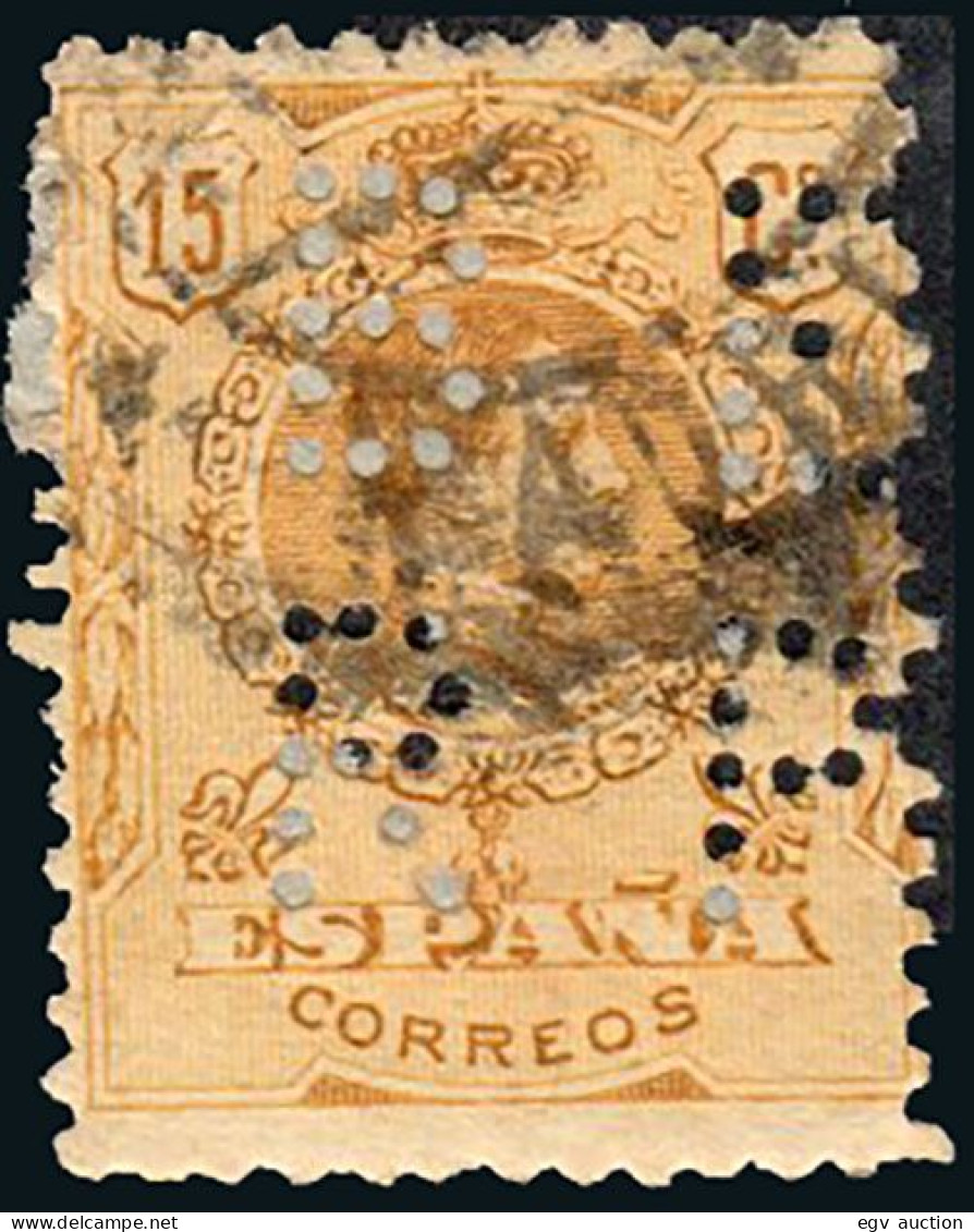 Madrid - Perforado - Edi O 271 - "B.E.R.P" (Banco) - Sello Mas Pequeño Debido Salto De Peine - Used Stamps