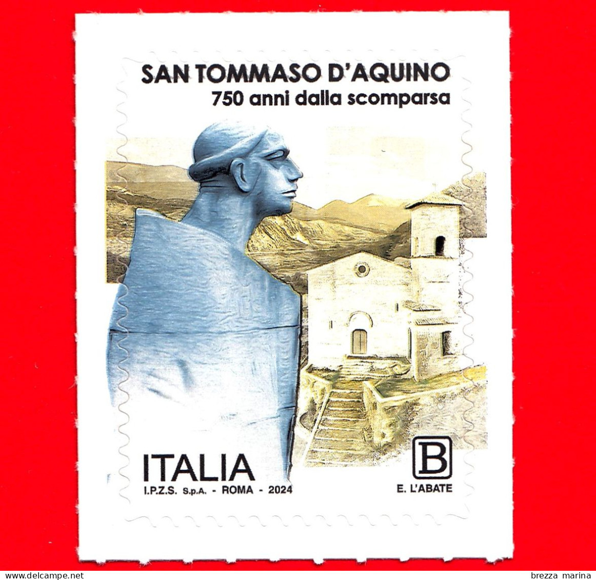 Nuovo - MNH - ITALIA - 2024 - 750 Anni Della Morte Di San Tommaso D’Aquino, Teologo E Filosofo - B - 2021-...: Nieuw/plakker