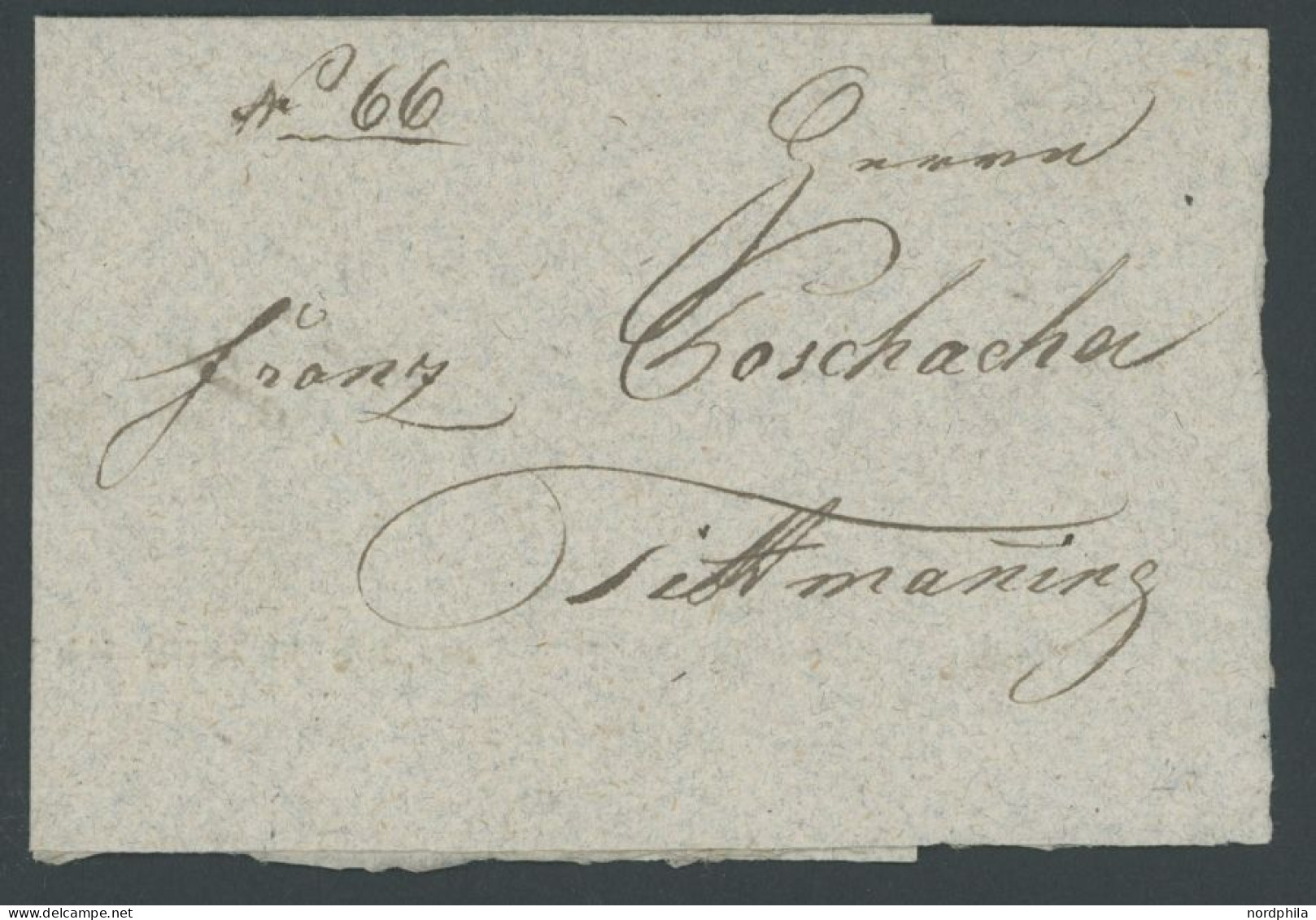 VORPHILATELIE 1836, Fuhrmannsbrief Von SALZBURG Nach Tittmoning, Pracht - ...-1850 Prephilately