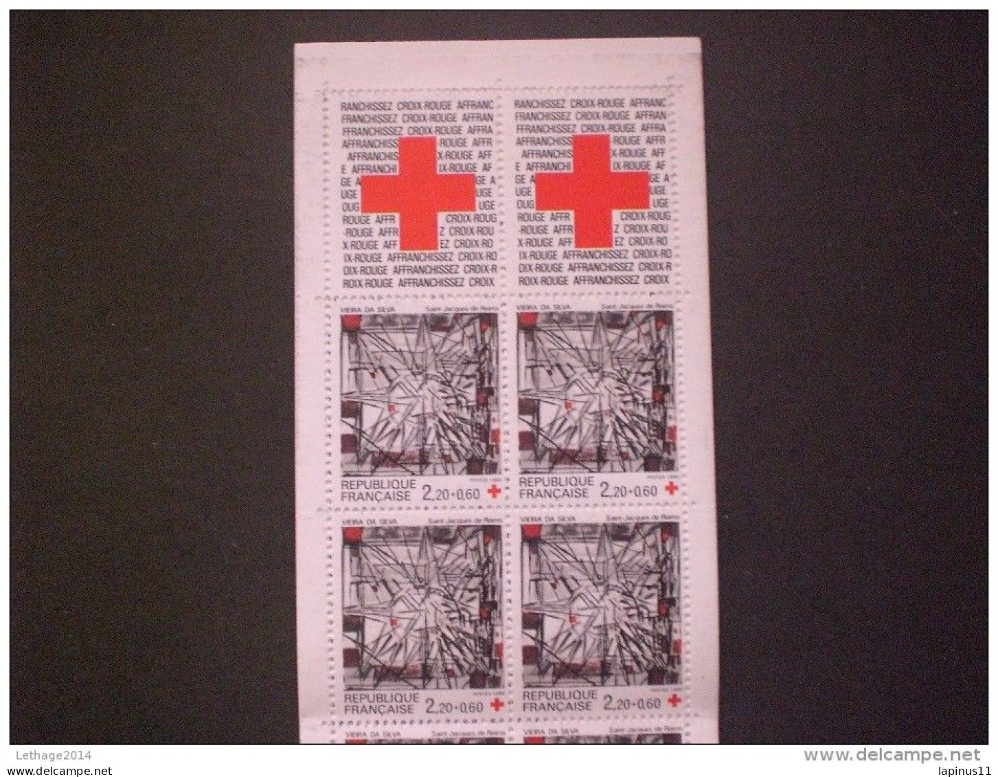 STAMPS FRANCIA CARNETS 1995 RED CROSS - Croix Rouge