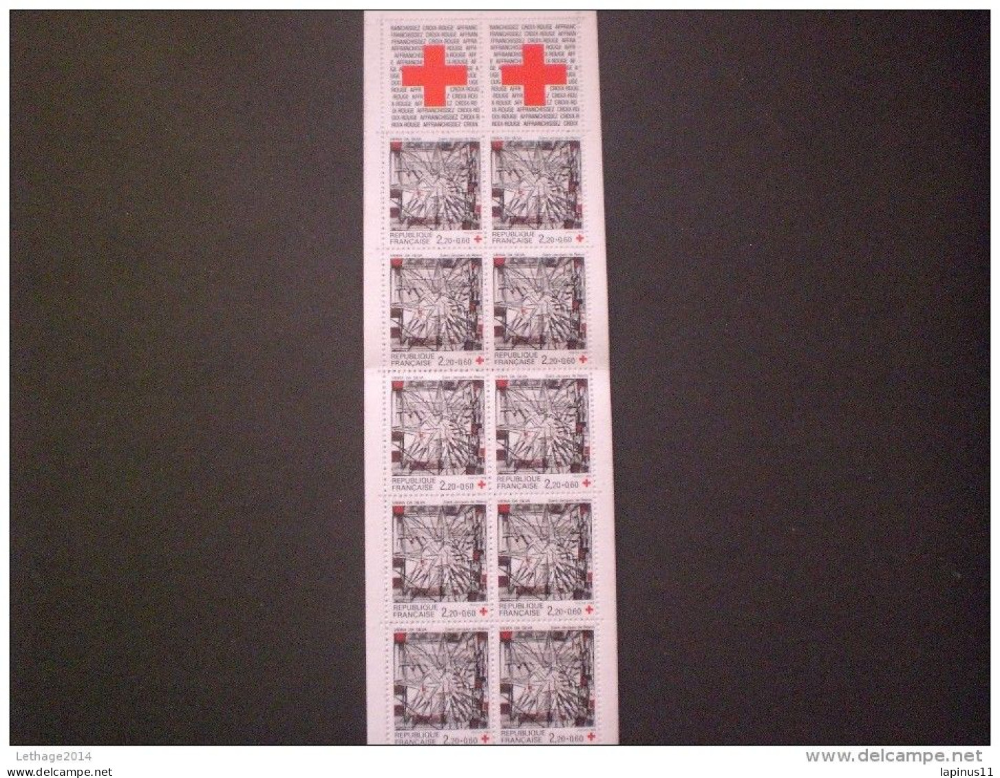 STAMPS FRANCIA CARNETS 1995 RED CROSS - Red Cross