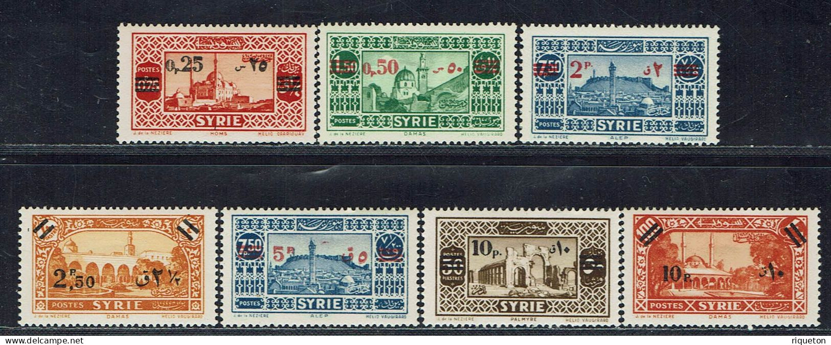 Syrie. 1938. N° 240/46* - Nuevos