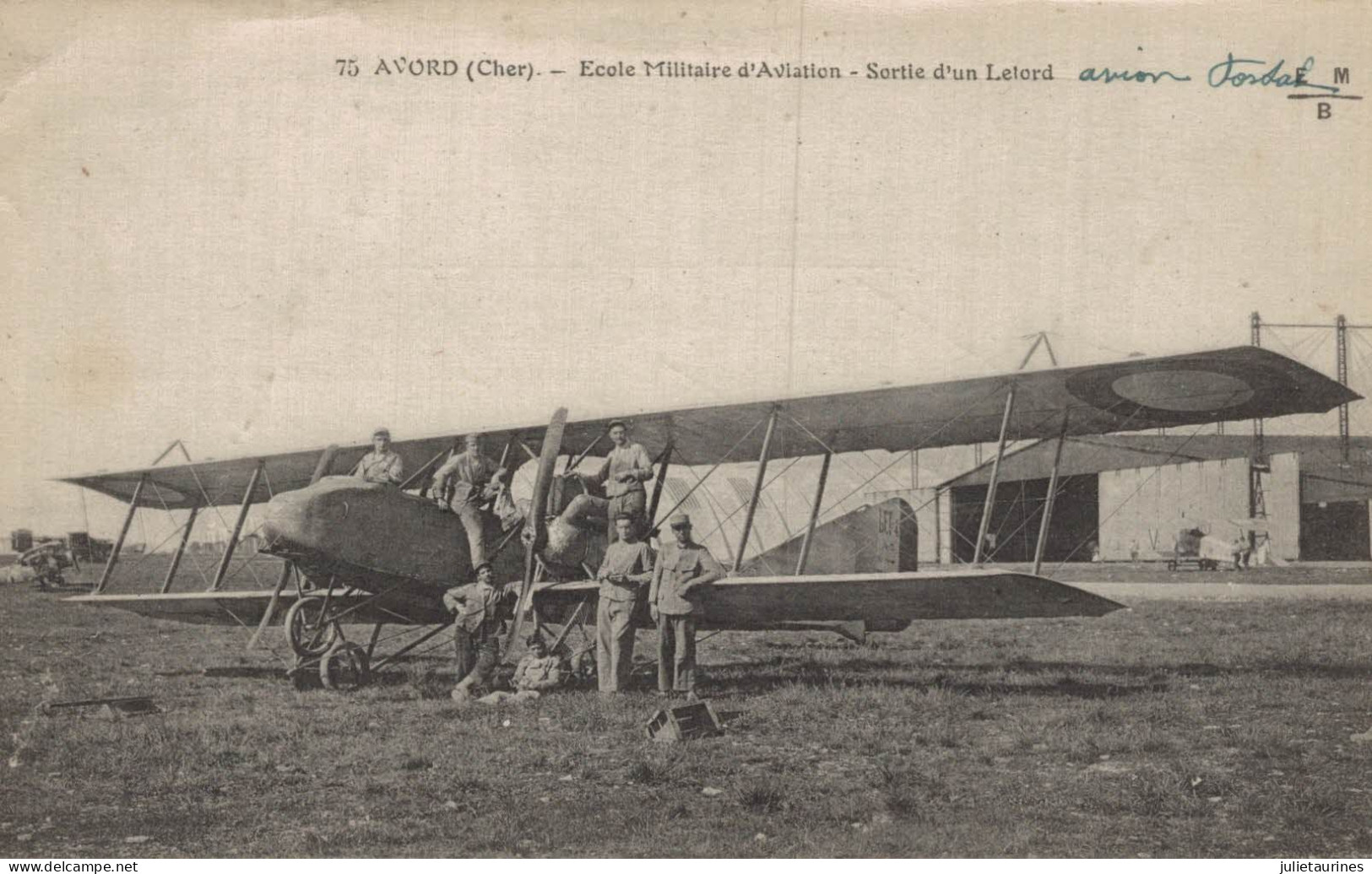 AVORD ECOLE MILITAIRE D AVIATION LSORTIE D UN LETORD CPA BON ETAT - 1919-1938: Fra Le Due Guerre