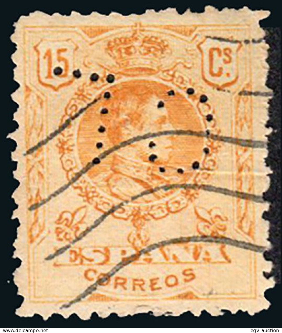 Madrid - Perforado - Edi O 271 - "CL" (Banco) - Used Stamps