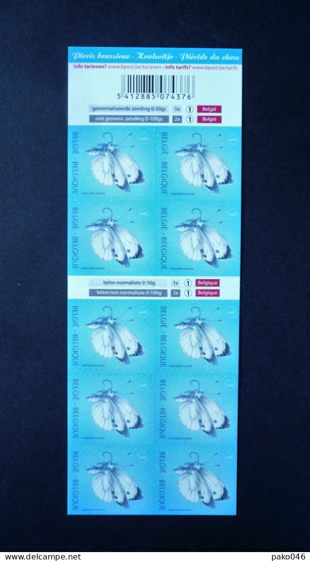 B130 A** - Neuf – 2012 –Carnet De Timbres-poste. Nouvelle Série De Timbres-poste Auto-adhésifs Papillons - 1997-… Permanente Geldigheid [B]