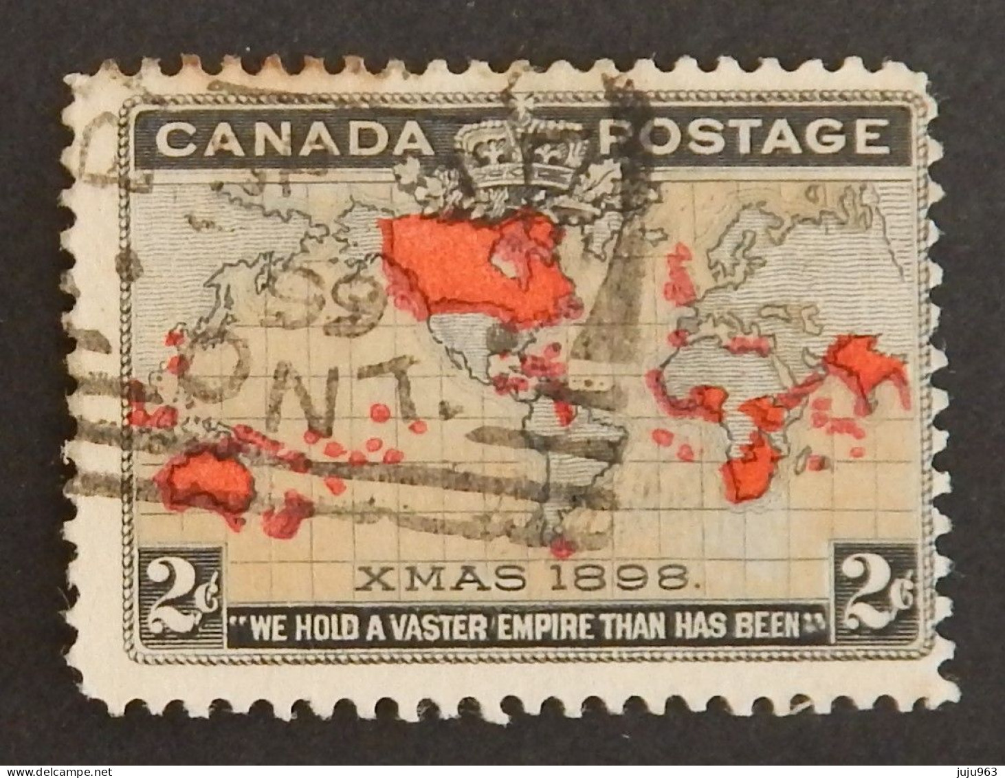 CANADA YT 73  OBLITÉRÉ  ANNÉE 1898 - Used Stamps