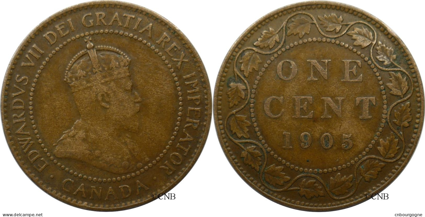 Canada - Confédération - Edward VII - 1 Cent 1905 - TB+/VF35 - Mon6021 - Canada