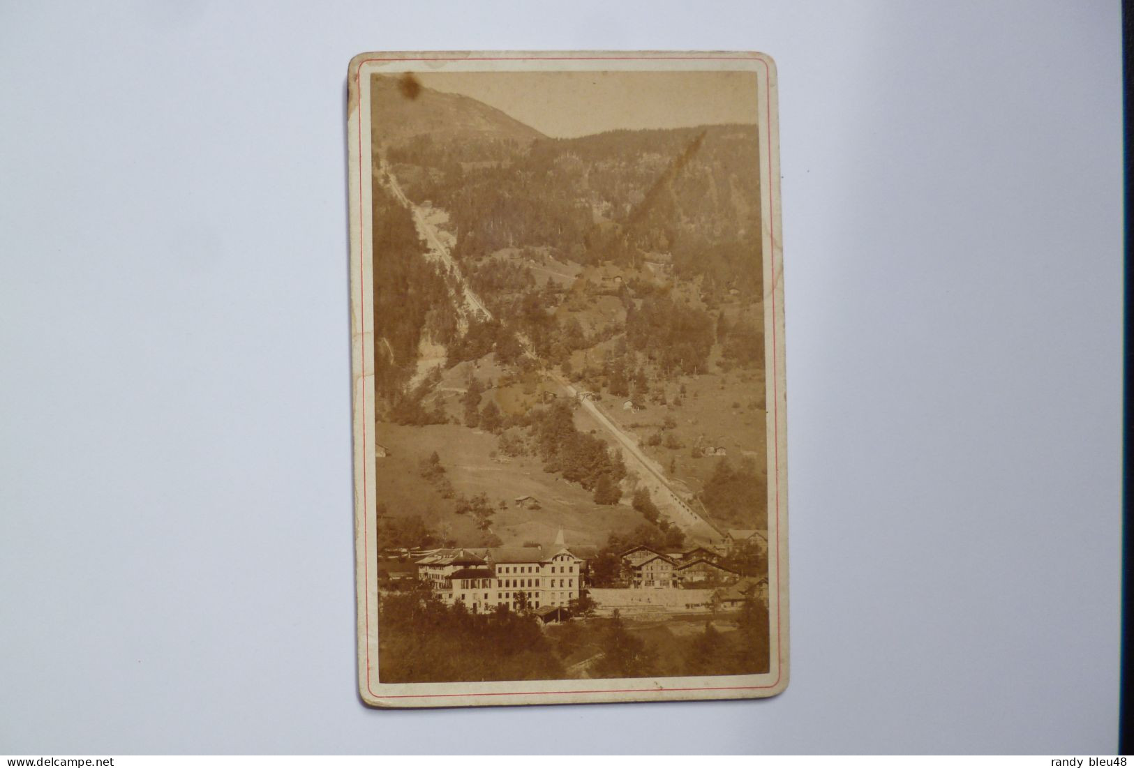 Vallée De LAUTERBRUNNEN  -  Le Trümmelbach  -  Photographie BRAUN  -  DORNACH   -  Vers 1900  -  SUISSE - Lauterbrunnen