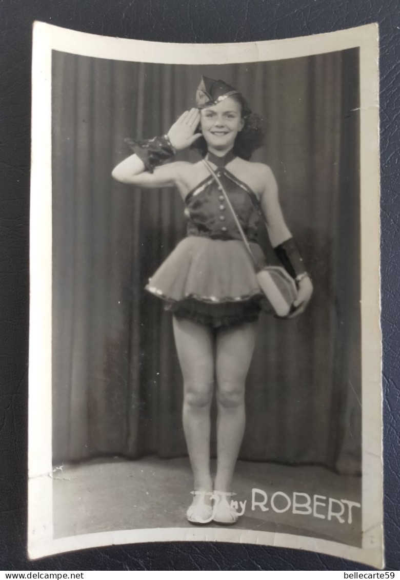 Photos Ancienne Jamy ROBERT Militaire ? Pin-up - Pin-up