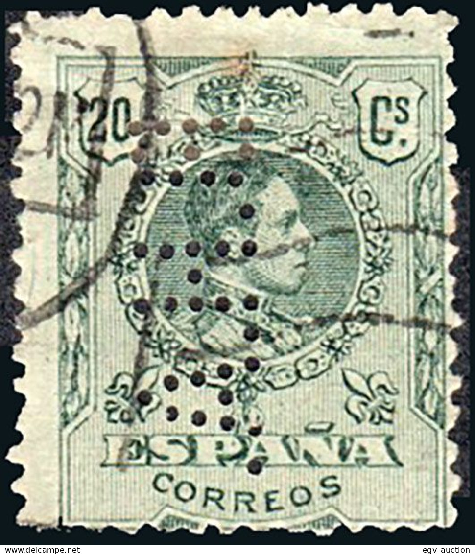 Madrid - Perforado - Edi O 272 - "BHA" (Banco) - Unused Stamps