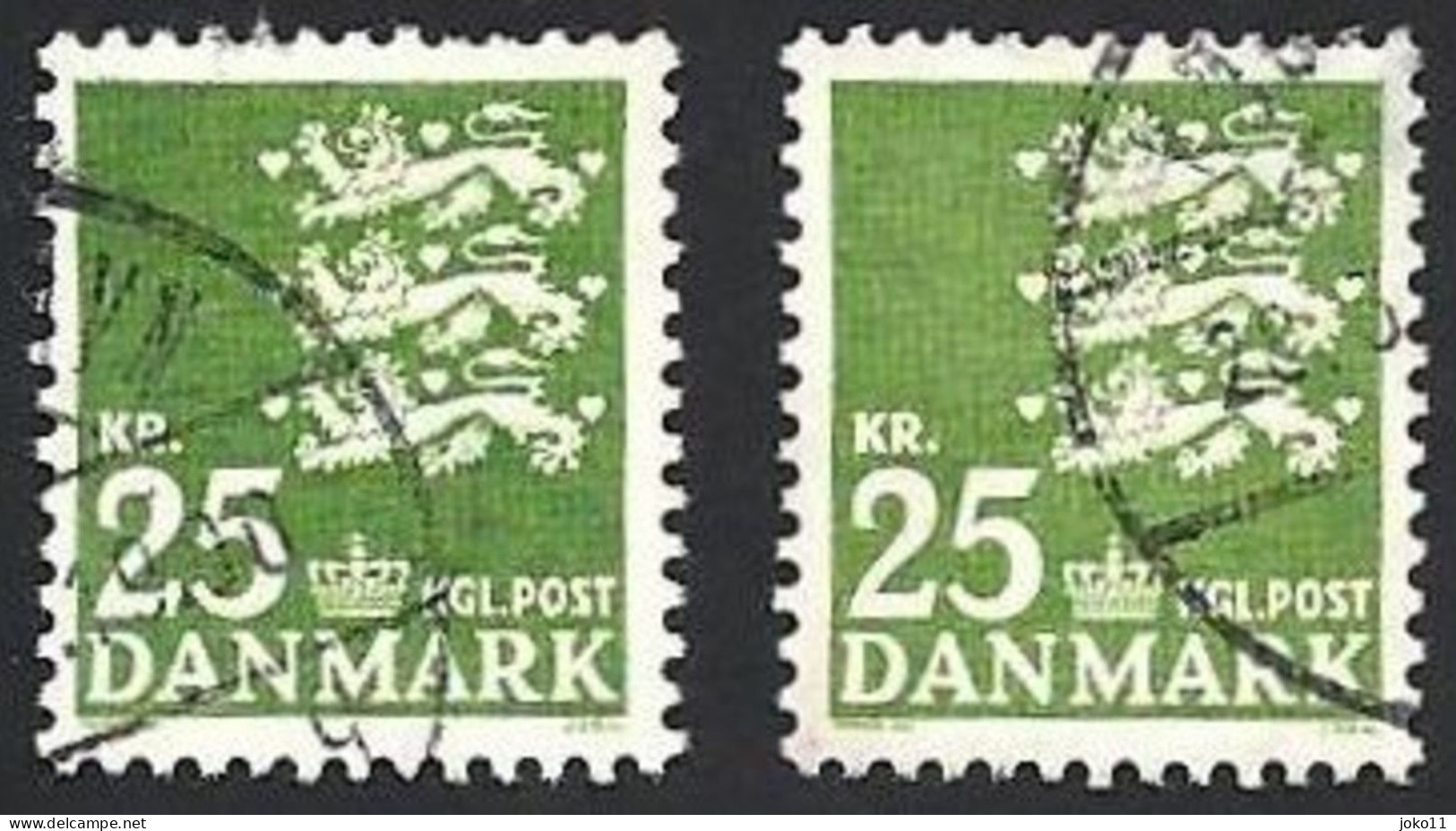 Dänemark 1962, Mi.-Nr. 399 X+y, Gestempelt - Usado