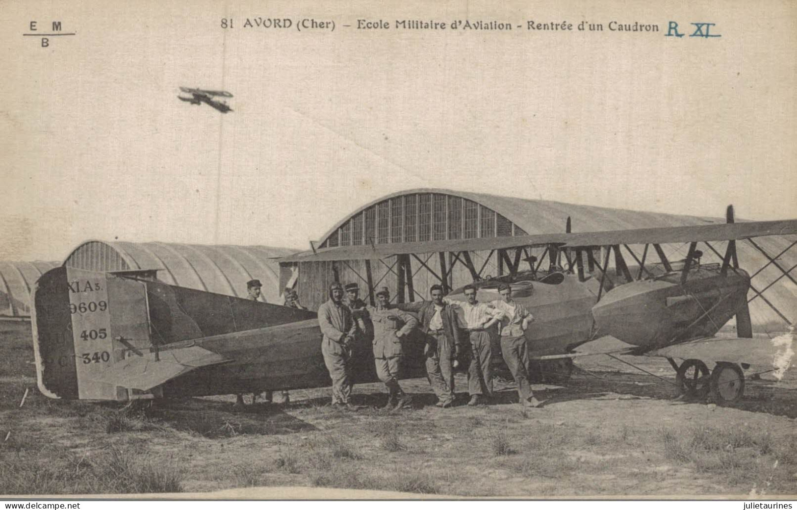 AVORD ECOLE MILITAIRE D AVIATION RENTREE D UN CAUDRON CPA BON ETAT - 1919-1938: Fra Le Due Guerre