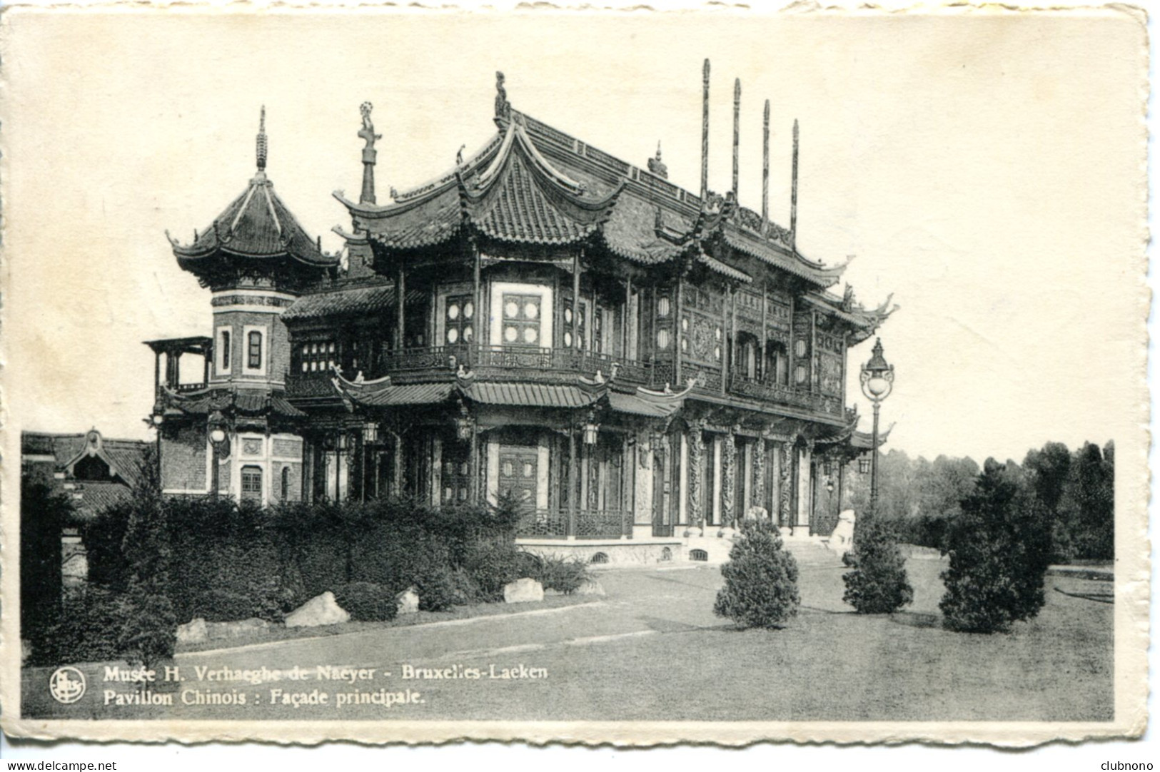 CPA - BRUXELLES-LACKEN - MUSEE H.VERHEAGHE DE NAEYER - PAVILLON CHNOIS - Musea