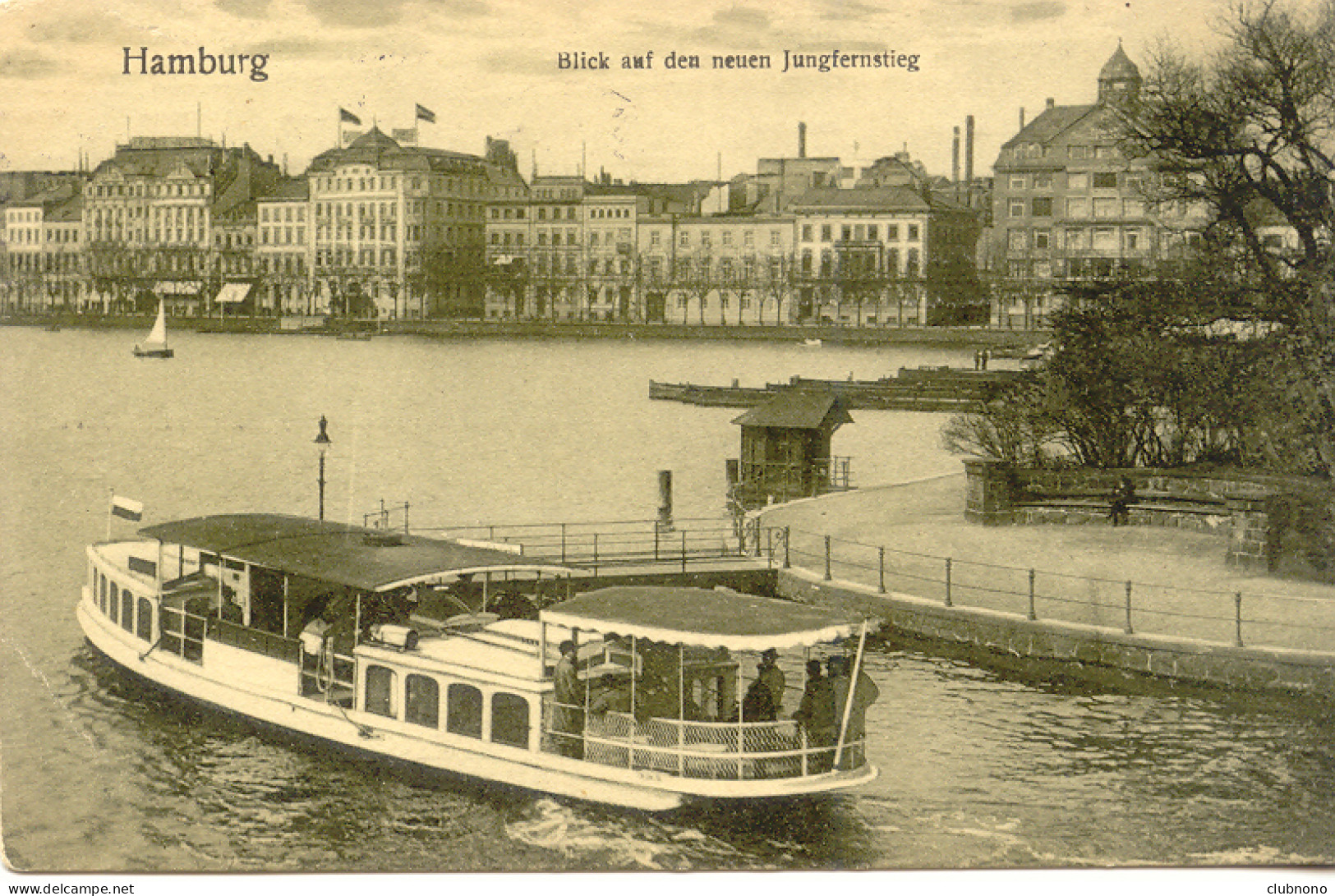 CPA - HAMBOURG - BLICK AUF DEN MEUEN JUNGFERNSTIEG - Harburg