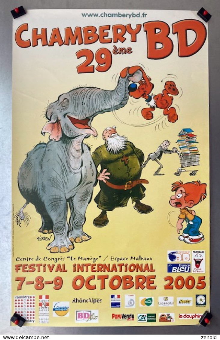 Affiche Festival BD Chambery 2005 - Ill. Verron : Boule Et Bill - Boule Et Bill