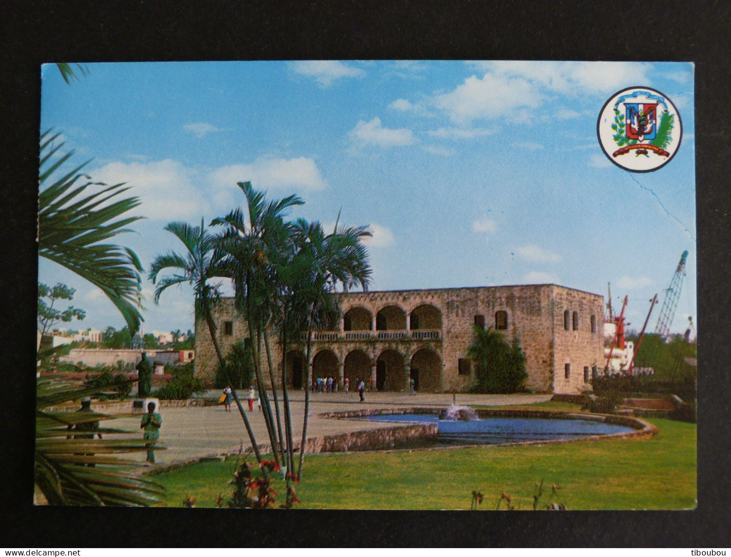 DOMINICAINE REPUBLICA DOMINICANA AVEC YT PA 306 STATISTIQUE - CHATEAU FORT DE COLON SANTO DOMINGO - Dominicaanse Republiek