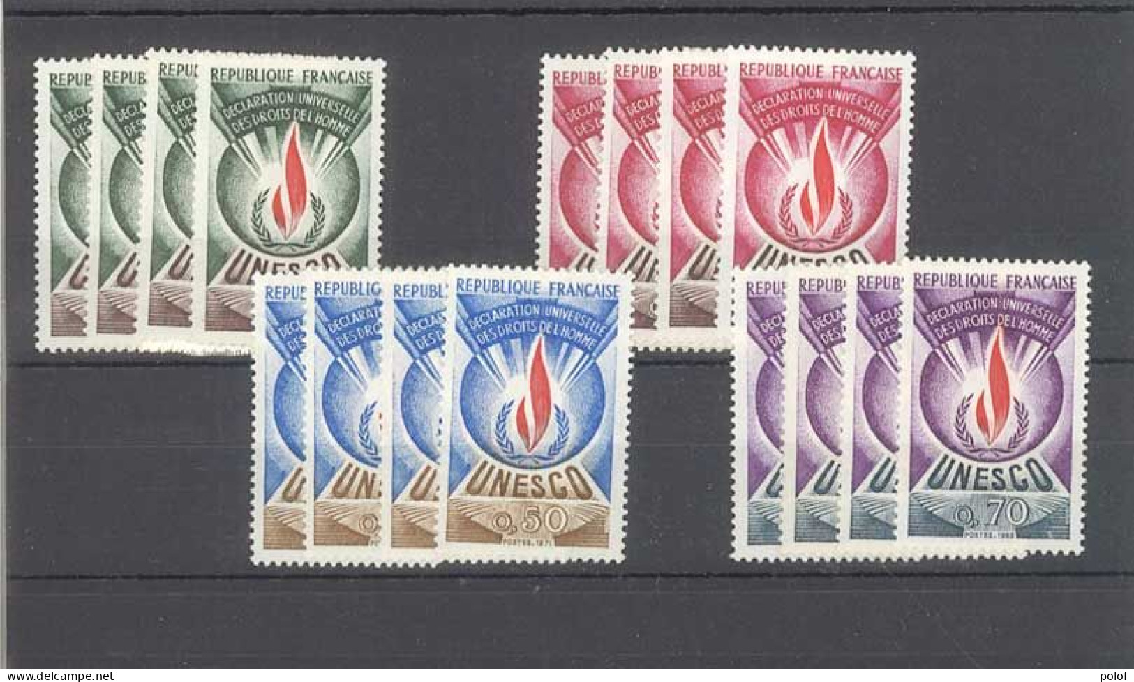 TIMBRE DE SERVICE - Unesco - 4 Séries De 4 Timbres - Yvert 39 à 42 - Neuf Sans Trace De Charnière - Nuovi