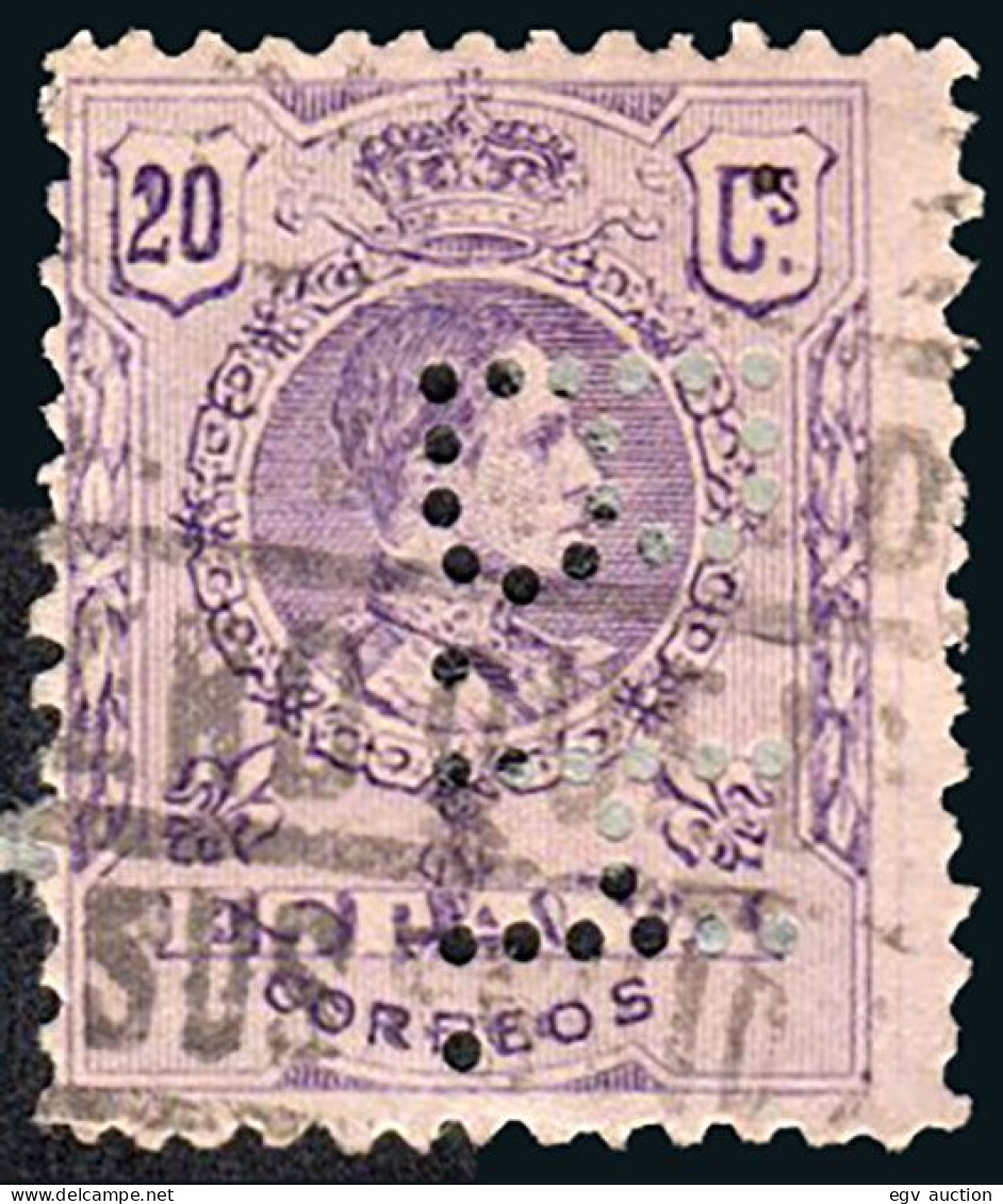 Madrid - Perforado - Edi O 273 - "B.H" (Banco) - Unused Stamps