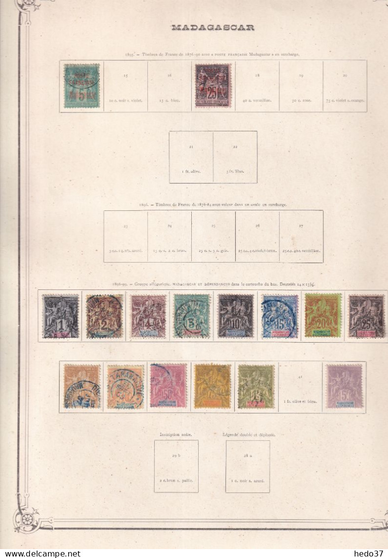 Madagascar - Collection - Neufs Sans Gomme / Oblitérés - B/TB - Unused Stamps