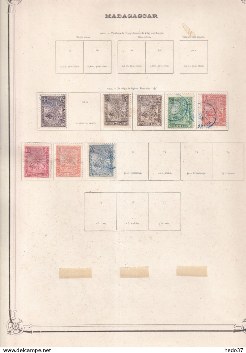 Madagascar - Collection - Neufs Sans Gomme / Oblitérés - B/TB - Unused Stamps