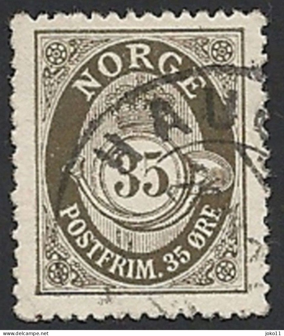 Norwegen, 1909, Mi.-Nr. 85, Gestempelt - Gebruikt