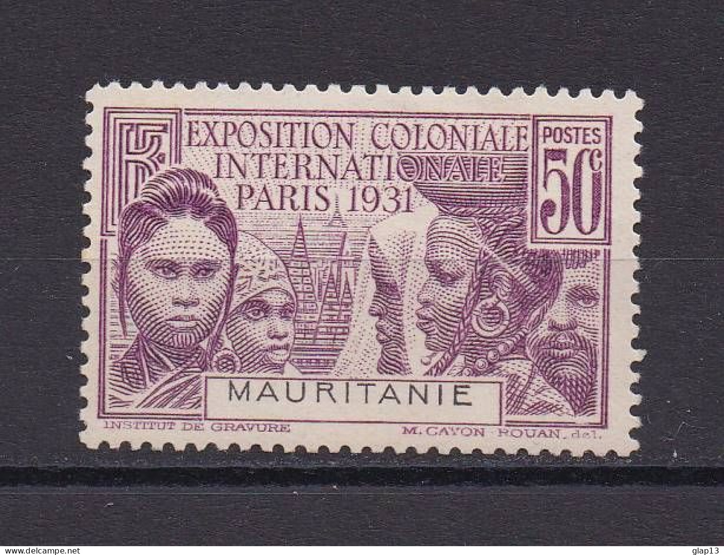 MAURITANIE 1931 TIMBRE N°63 NEUF AVEC CHARNIERE EXPOSITION - Nuevos