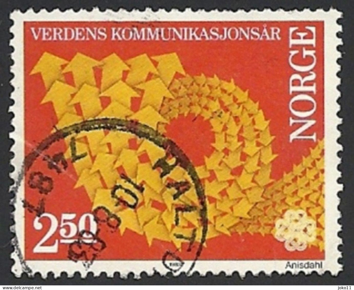 Norwegen, 1983, Mi.-Nr. 887, Gestempelt - Oblitérés
