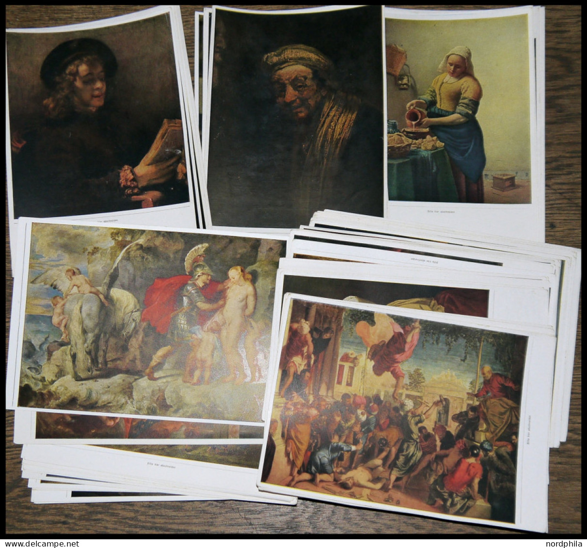 SONSTIGE MOTIVE Die Malerei Des Barock, Sammelwerk 11, Gruppe 44-48, Wohl Ca. 50 Verschiedene Farbige Sammelkarten Vom C - Non Classés