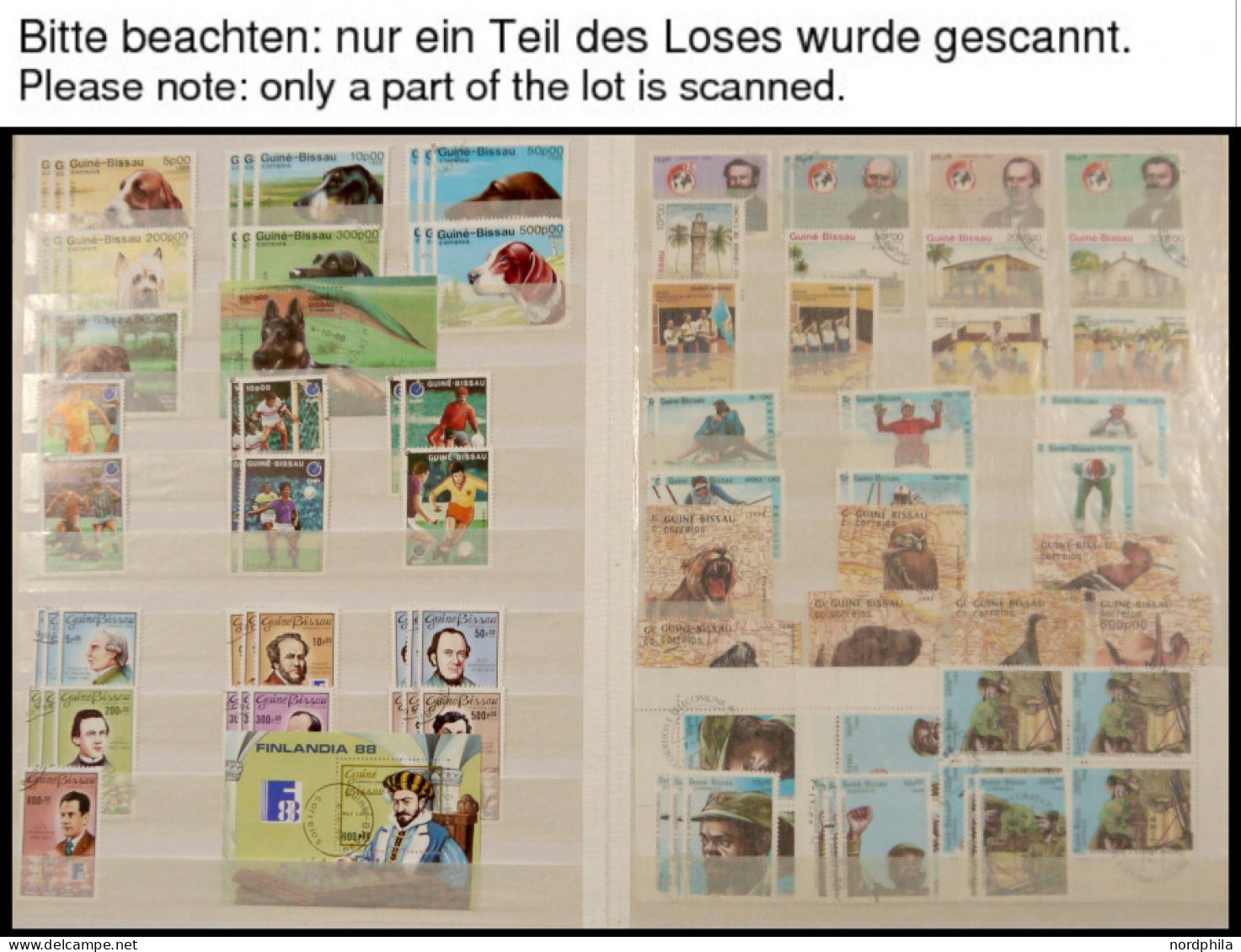 SONSTIGE MOTIVE O, Einsteckbuch Guinea-Bissau, Mit Vielen Werten Und Kompletten Bogen, Für Motivsammler, Meist Prachterh - Non Classés