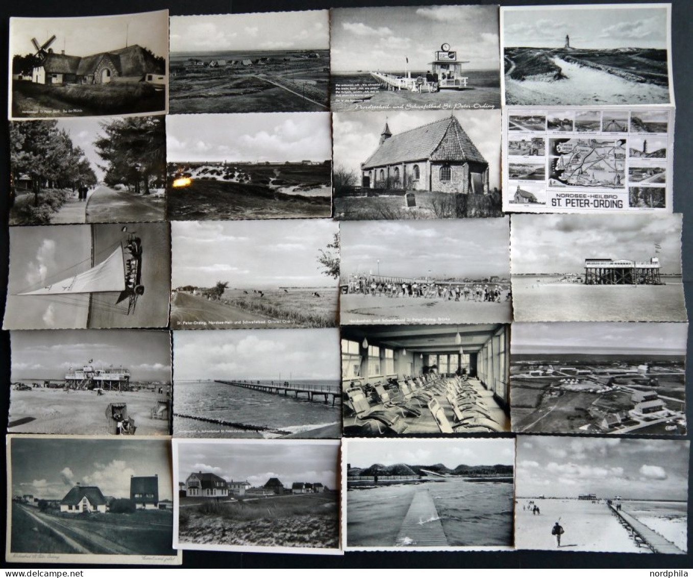 DEUTSCHLAND ETC. ST. PETER-ORDING, 65 Fast Nur Verschiedene Ansichtskarten Aus Den Jahren 1950-60 - St. Peter-Ording