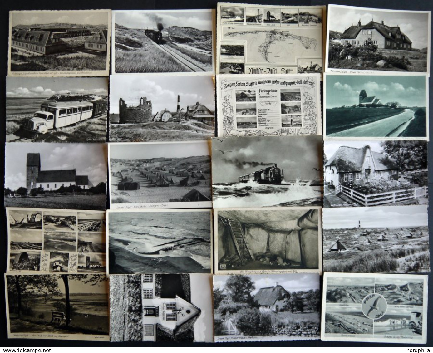 DEUTSCHLAND ETC. SYLT, 51 Verschiedene Ansichtskarten Aus Den Jahren 1950-60 - Sylt