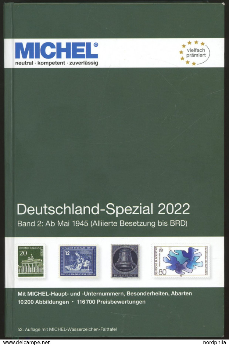 PHIL. KATALOGE Michel: Deutschland-Spezial 2022, Band 2: Ab Mai 1945 (Alliierte Besetzung Bis BRD), Alter Verkaufspreis: - Filatelia E Historia De Correos