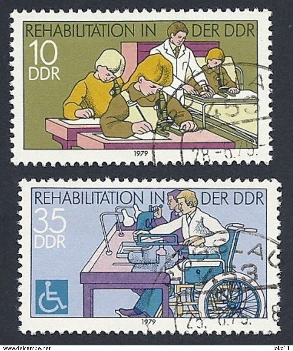 DDR, 1979, Michel-Nr. 2431-2432, Gestempelt - Oblitérés