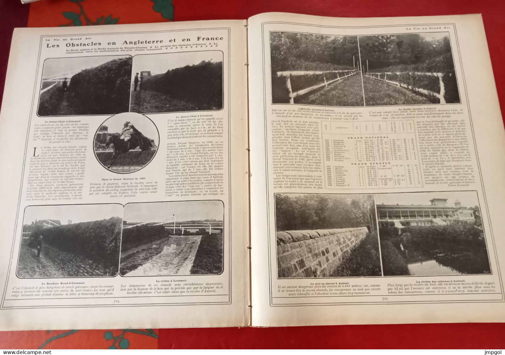 La Vie Au Grand Air N°455 Juin 1907 Auto Coupe De L'Empereur Voitures Engagées Coupe Poitou Sabotage Voitures Auteuil - 1900 - 1949