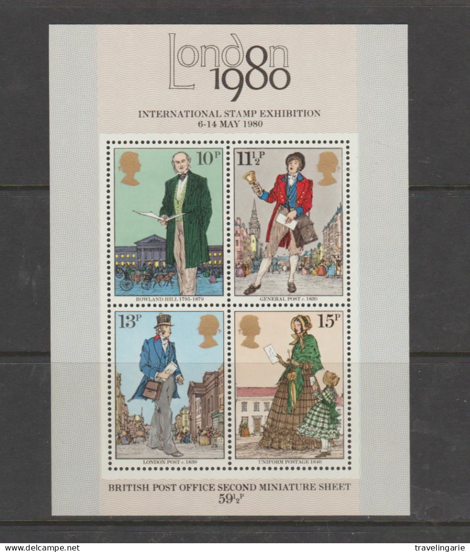 Great Britain 1979 Sir Rowland Hill S/S MNH ** - Other & Unclassified