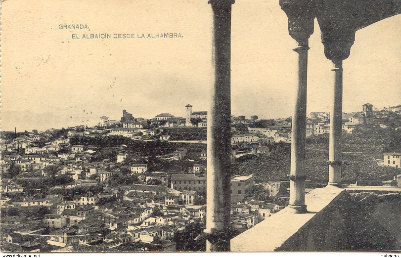 CPA - GRANADA - EL ALBALCIN DESDE LA ALHAMBRA - Granada