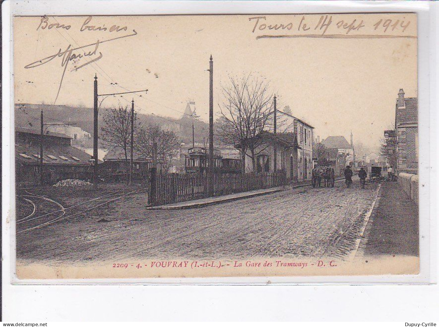 VOUVRAY: La Gare Des Tramways - état - Vouvray