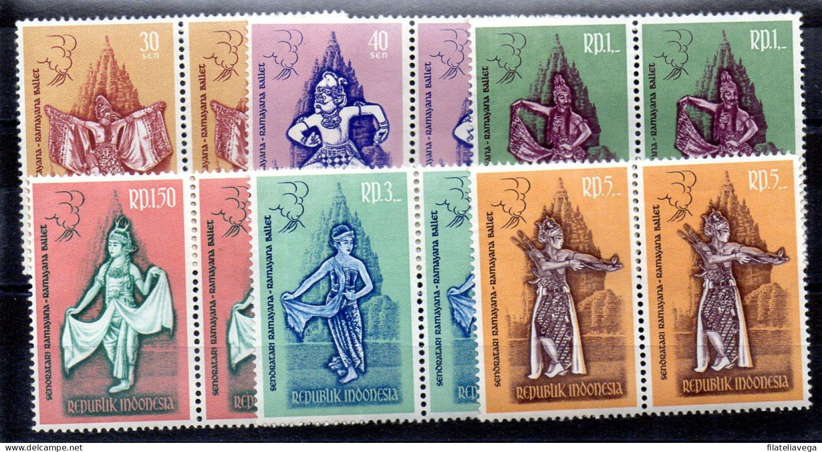 Indonesia 2 Series Nº Yvert 269/74 ** - Indonésie