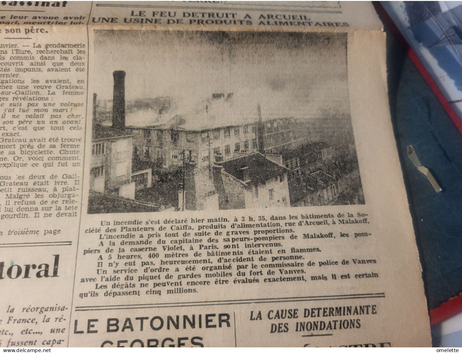 AMI PEUPLE 36/MAIN TENDUE HERRRIOT/CHANCEL ETHIOPIE/MALAKOFF INCENDIE/GAILLON ASSASSINAT/STAVISKY - Altri & Non Classificati